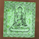 Wall hanging ritual cloth "Buddha's Serenity" made of cotton 200x220cm