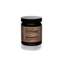 Rückseite eines Paavani Ayurveda Tridoshic Spice Blend Glases mit der Tabelle der Nahrungsergänzungswerte.