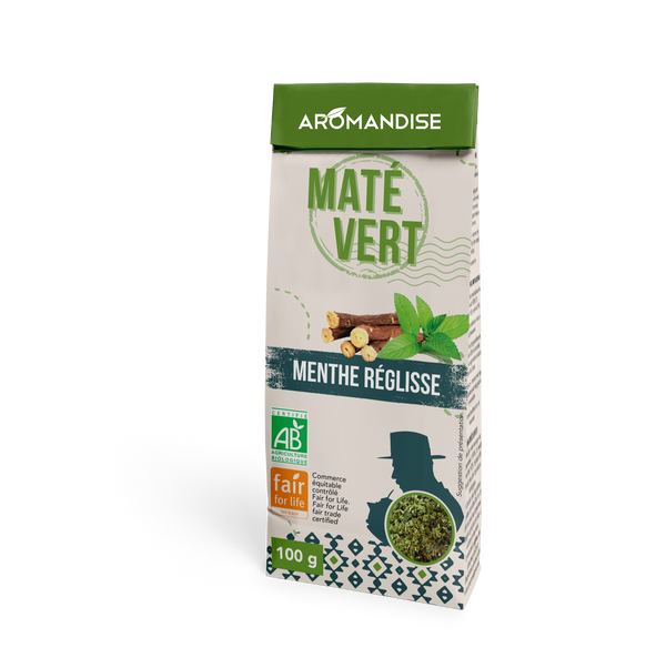 AROMANDISE - Wild Green Mate Mint Lakritze