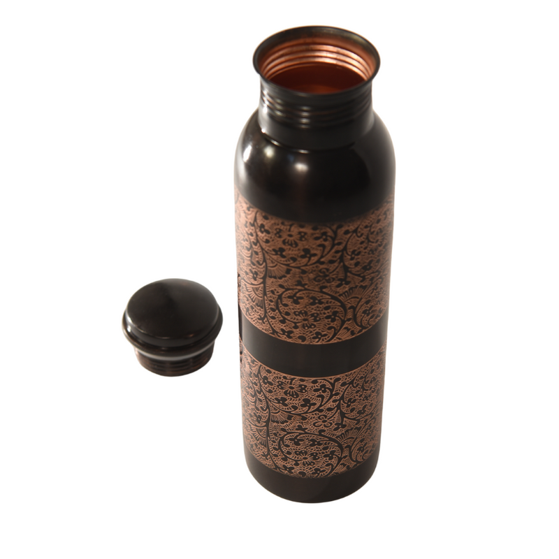 Kupferflasche 950 ml – Ayurvedische Trinkflasche für mehr Vitalität und Balance