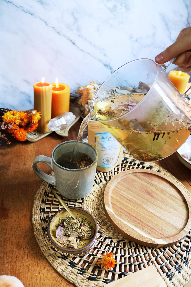 Ayamani Naturals - Manifest Tea | Kräutermischung zur Stimmungsaufhellung und Verjüngung