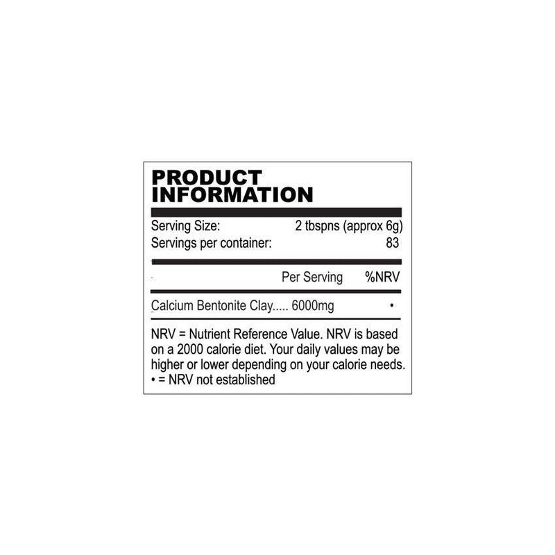 Ancient Purity – Argile bentonite de qualité alimentaire 500 g – Argile volcanique pour le corps, la peau et la détox