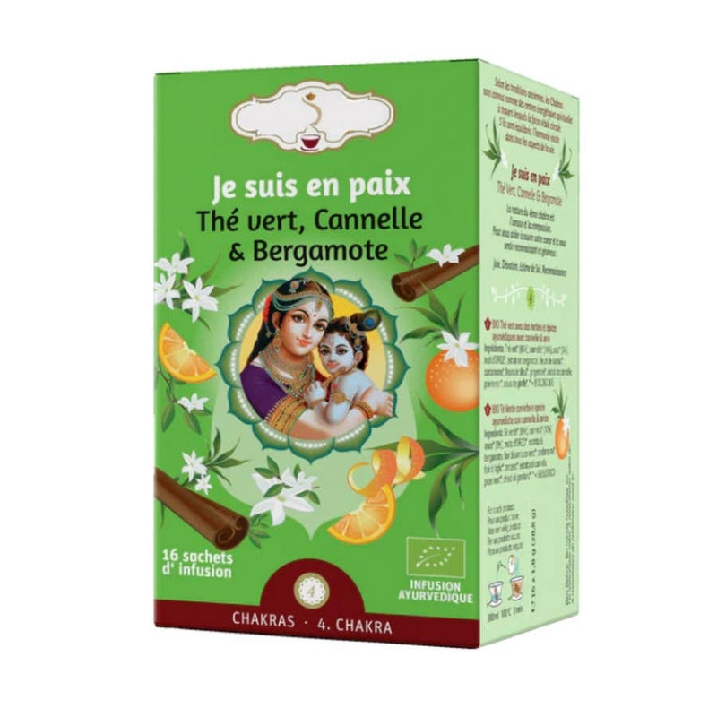Zen'Arome - Organic Morning Infusion I am at Peace - Green Tea &amp; Cinnamon