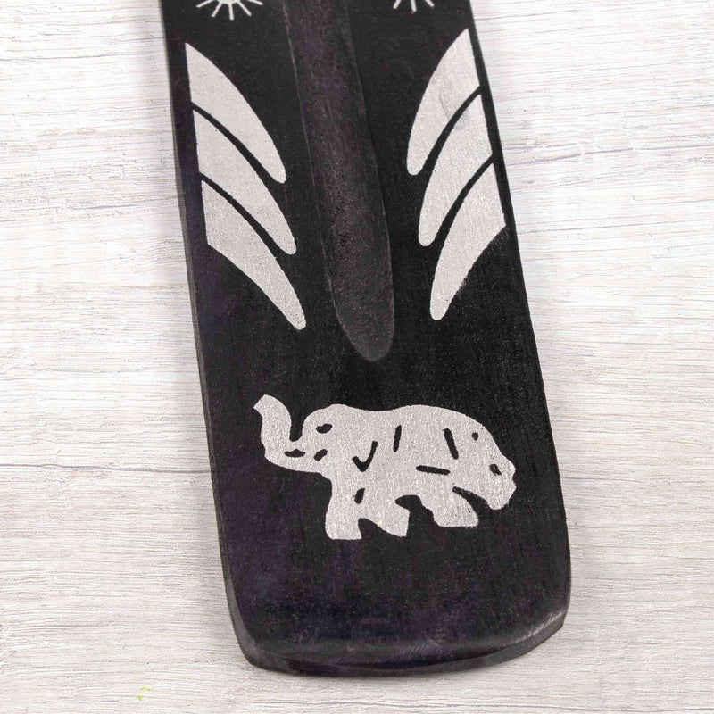 Porte-encens en bois fait main