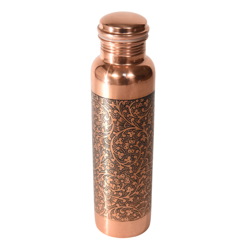 Kupferflasche 950 ml – Ayurvedische Trinkflasche für mehr Vitalität und Balance