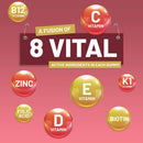 Fruit Gummies for Pregnancy Preparation | 60 Vegan Pro-Gummies | Delicious Gummies