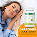 Ashwagandha-Kapsel KSM-66 Kräuterergänzung 655 mg - Vegetarisch, gentechnikfrei, glutenfrei, Ashwagandha-Wurzel