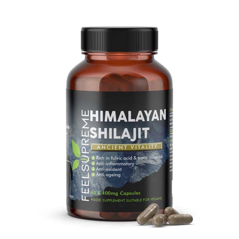 Himalaya-Shilajit-Kapseln | Über 80 Mineralien