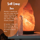 Himalayan Salt Lamp (2-4 kg) Cleansing and relaxing