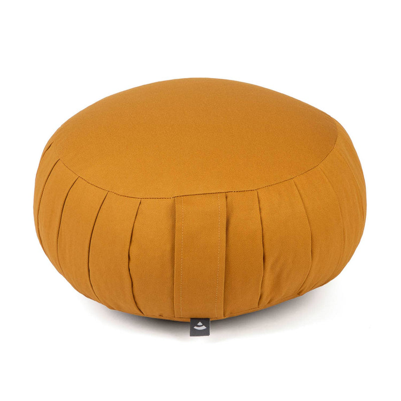 Meditation cushion ZAFU ECO spelt honey-yellow