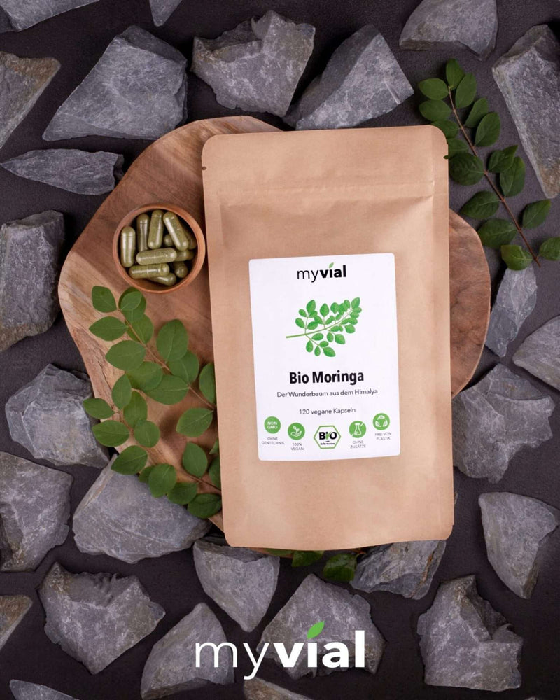 Bio Moringa Kapseln 120 Stück - Vegan