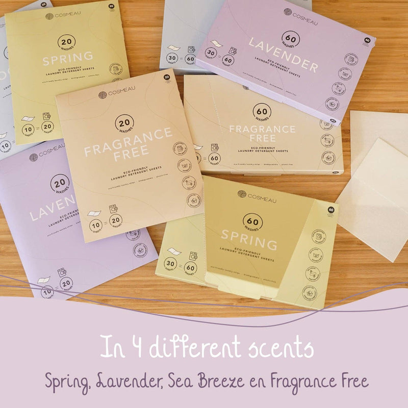 Bamboozy x Cosmeau - Cosmeau Wäschetücher Frühling, umweltfreundlich