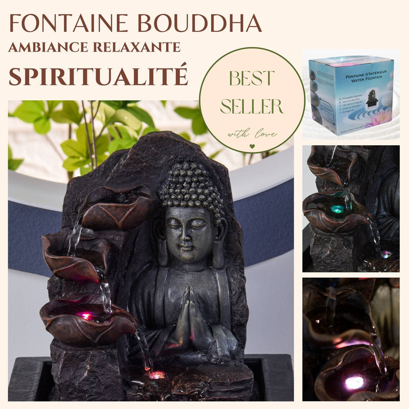 Zen'Arome - Fontaine Bouddha spiritualité - idée cadeau ambiance zen