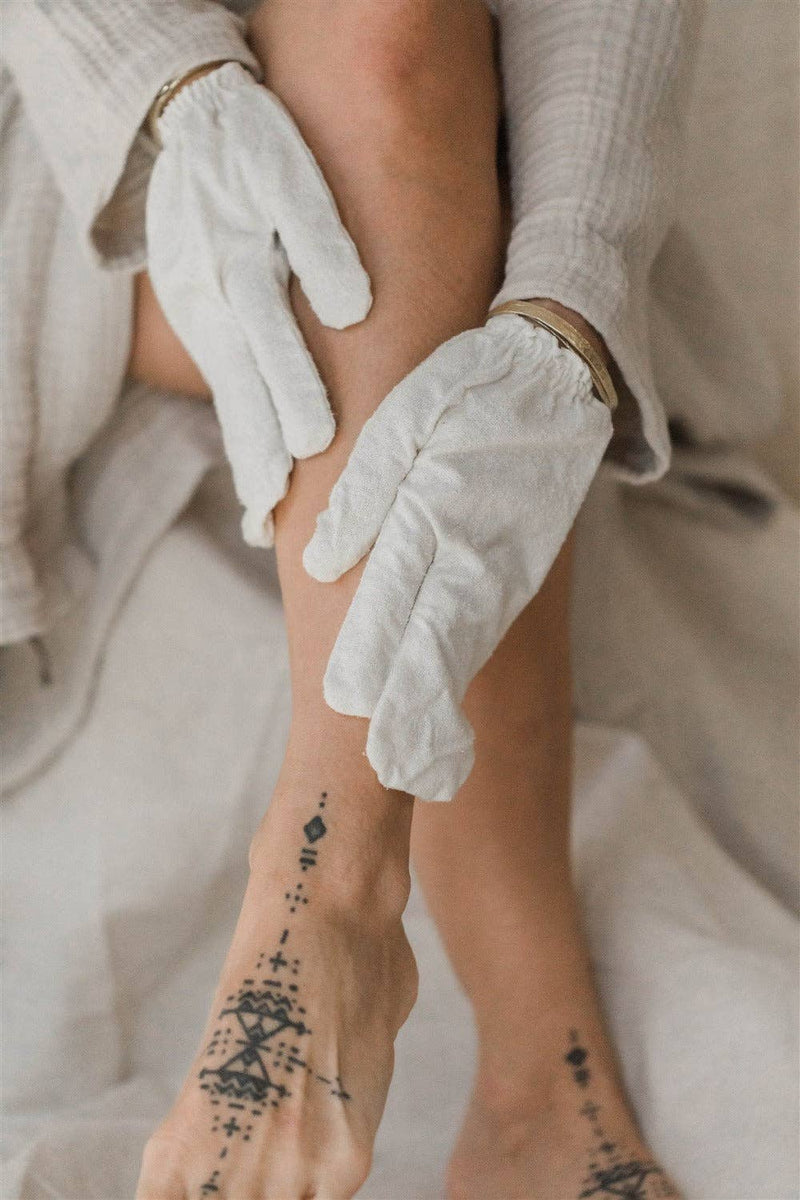 PAAVANI Ayurveda - Garshana-Handschuhe – Ayurvedische Trockenbürsten-Handschuhe