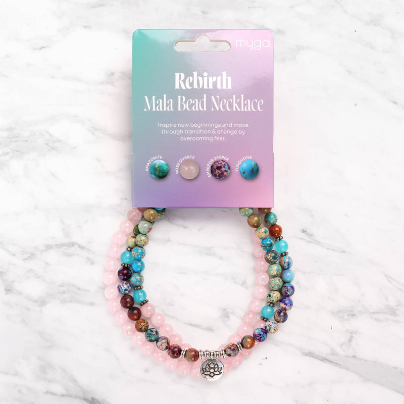 Mala Perlenkette - Rebirth Mala Gebetskette für Hand und Hals