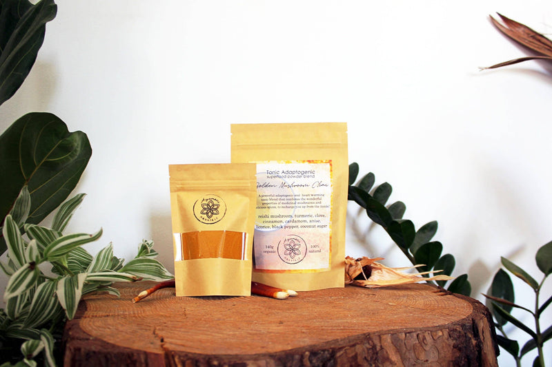Golden Chai Latte mit Reishi | Adaptogenes Superfood-Tonikum