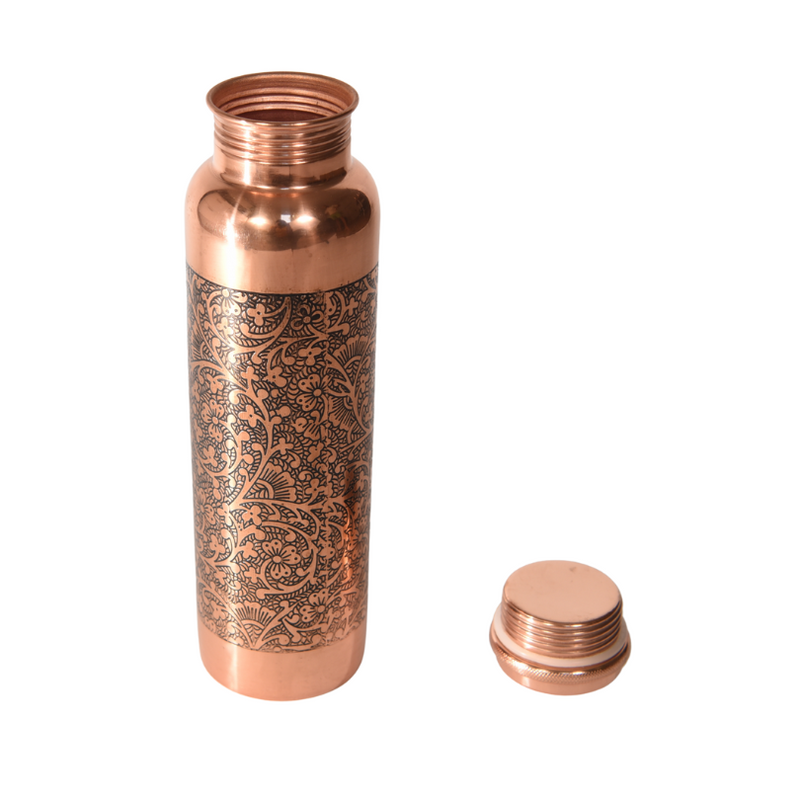Kupferflasche 950 ml – Ayurvedische Trinkflasche für mehr Vitalität und Balance