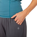 Yamadhi Loose Pants, bequeme Yogahose, Modal, deep purple M