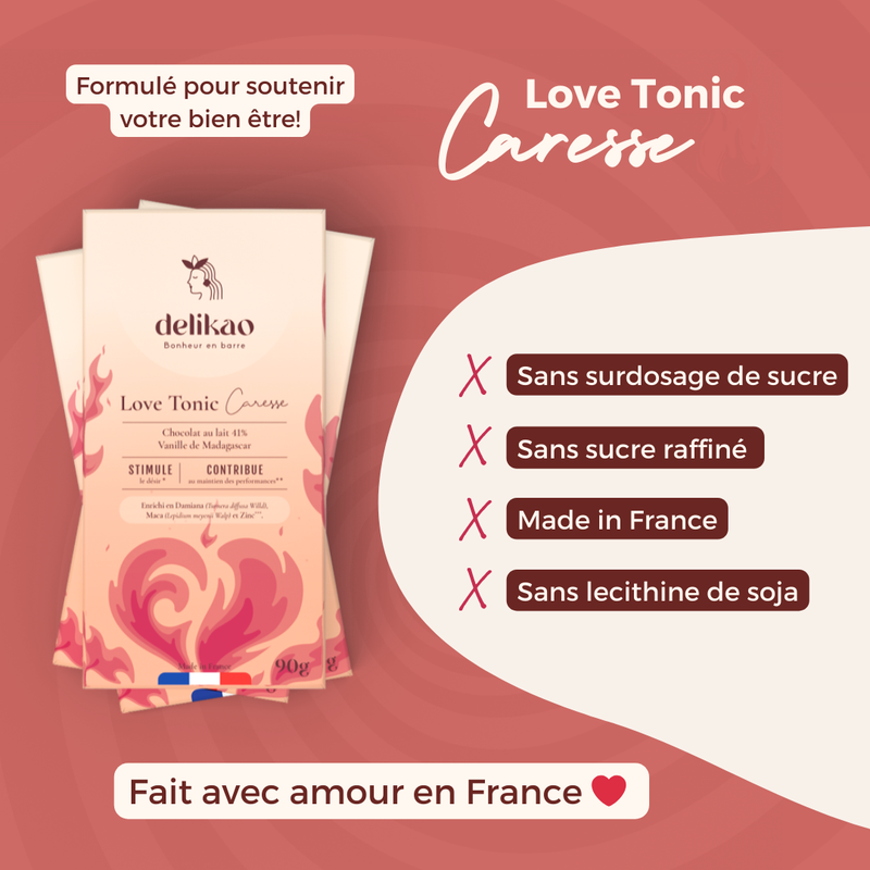 Love Tonic™️Kiss Chocolate Aphrodisiac Libido 40% Vanilla