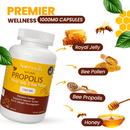 Natürliches Propolis, Royal Jelly Bee 1000 mg zur Unterstützung des Immunsystems