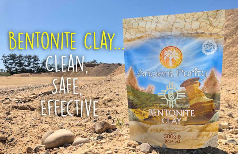 Ancient Purity – Argile bentonite de qualité alimentaire 500 g – Argile volcanique pour le corps, la peau et la détox