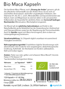Bio Maca Kapseln (Schwarz, Rot, Gelb Mix) + Vit. C - Vegan
