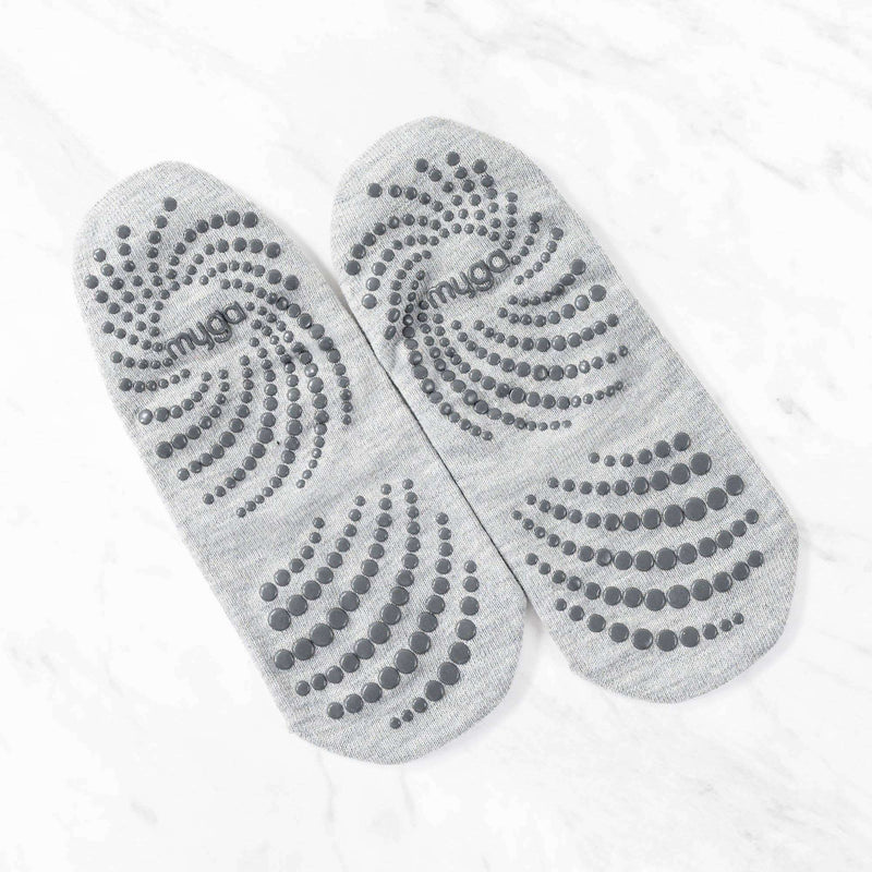 Chaussettes de yoga antidérapantes Myga noires