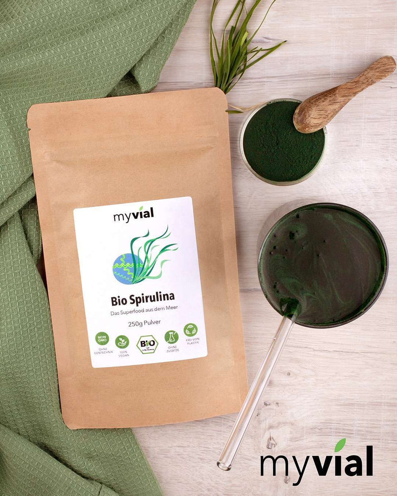 Bio Spirulina Pulver 250 Gramm - Vegan