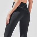 Yoga Leggings Schwarz 7/8 YULA Yoga-Leggings mit hoher Taille