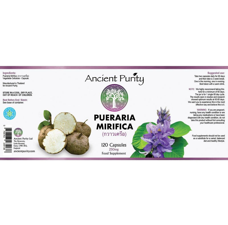 ncient Purity Pueraria Mirifica – 120 Kapseln für Hormonbalance & Bruststraffung