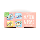 Match &amp; Pose Two-Piece Puzzle Game Cards Gift Child