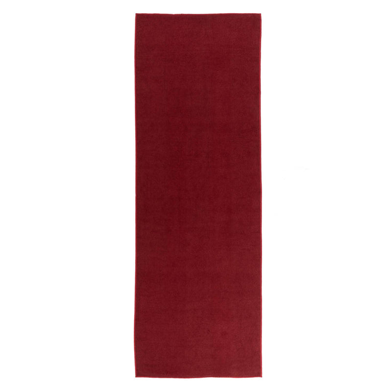 Serviette de yoga GRIP² Serviette de yoga avec picots antidérapants rouge foncé