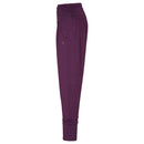 Yamadhi Loose Pants, bequeme Yogahose, Modal, deep purple S