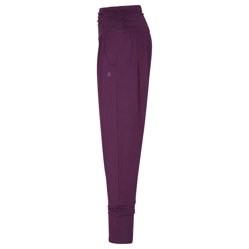 Yamadhi Loose Pants, pantalon de yoga confortable, modal, violet foncé M