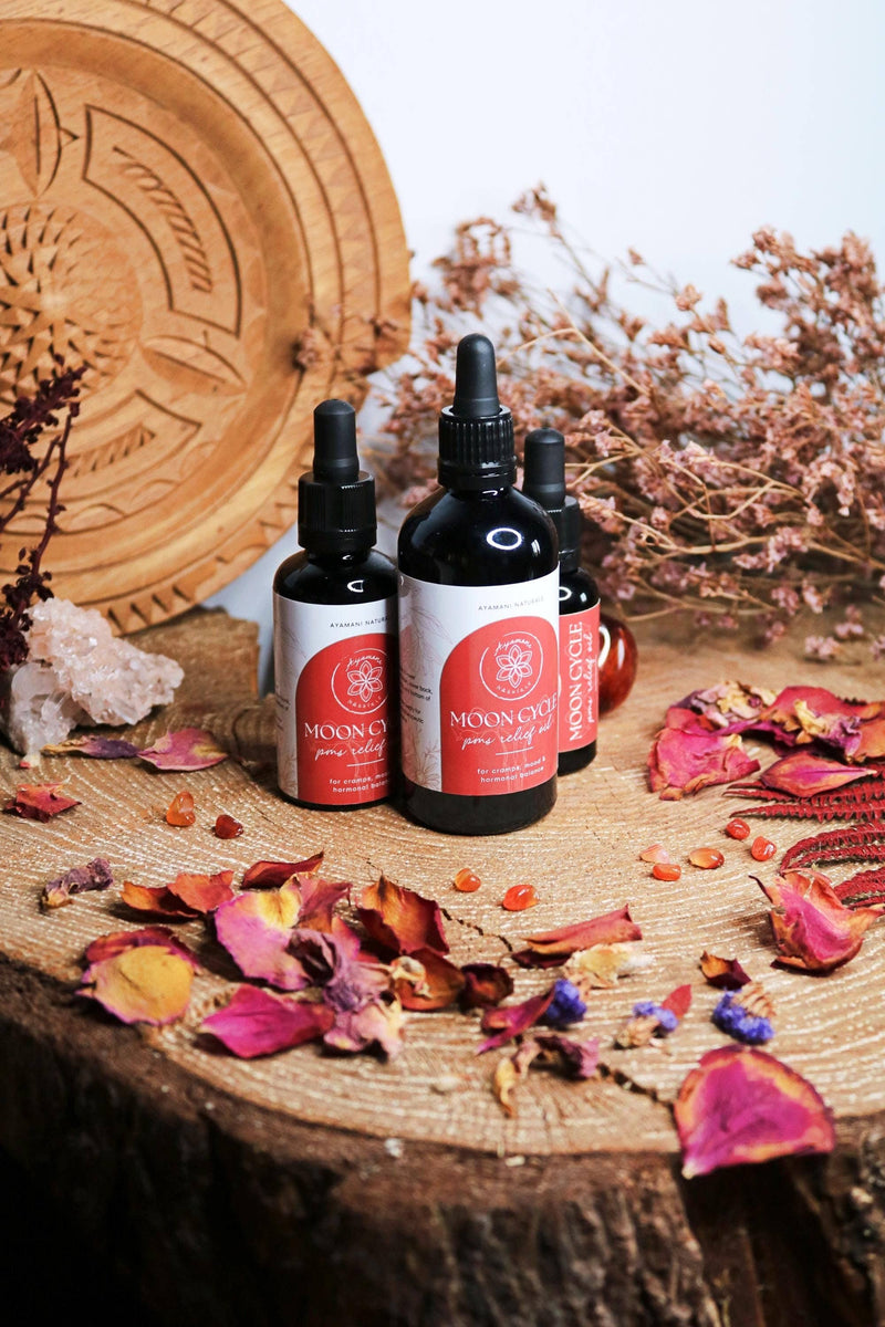 Ayamani Naturals - Moon Cycle PMS Relieföl mit Copaiba, Weihrauch und mehr