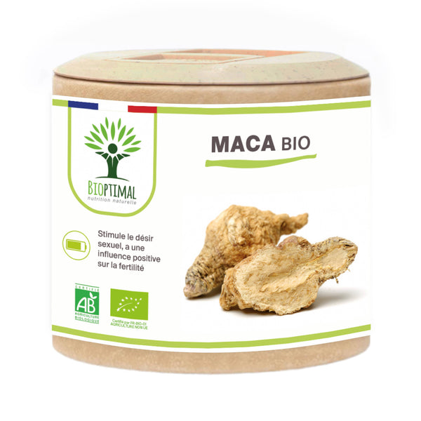 Maca Bio - Energie, Ausdauer, Libido, Fruchtbarkeit - in Kapseln