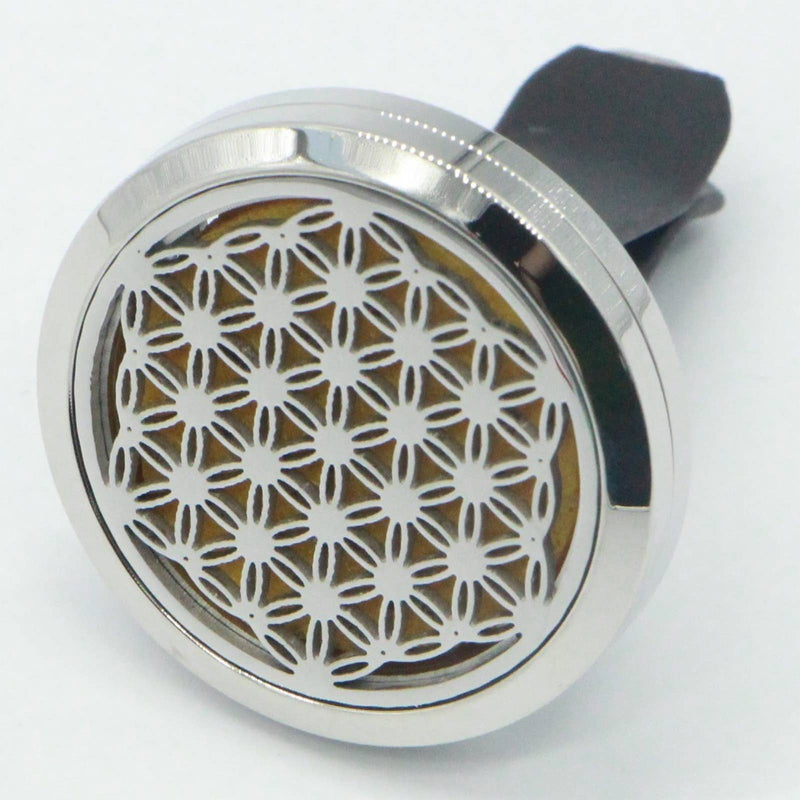 Zen'Arome - Diffuseur de parfum pour voiture Clip'Arôme - Fleur de Vie