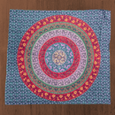 Wall hanging ritual cloth “Mandala in Circles” made of cotton 230 cm x 200 cm