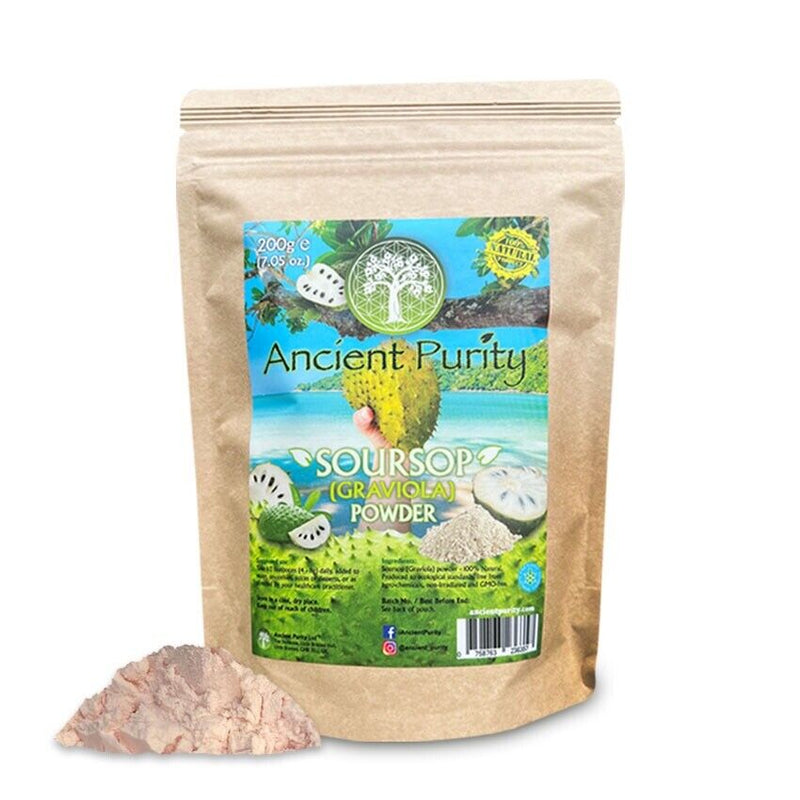 Ancient Purity - Poudre de corossol - 125 g | Acétogenines | Origine : Porto Rico