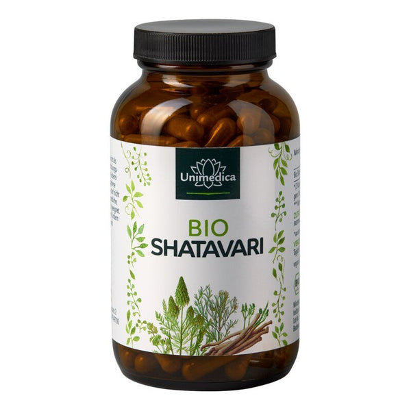 Bio Shatavari - 1500 mg pro Tagesdosis (3 Kapseln) - 180 Kapseln