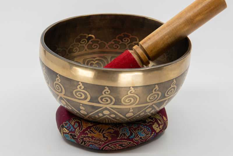 Tibetan singing bowl, Ø approx. 24 cm