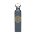 Stainless Steel Insulated Drinking Bottle - 1L - Flower of Life