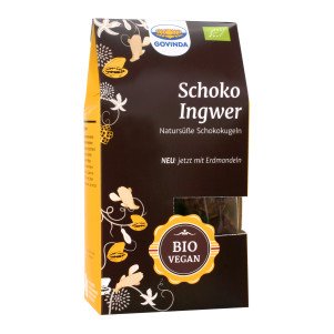 Boules de gingembre au chocolat bio 120g