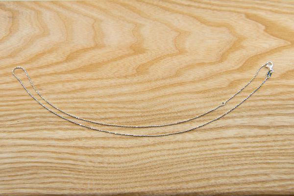 925 Sterling Silver Chain – 60 cm (CAD40) for pendants &amp; pure style