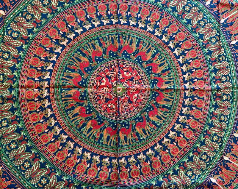 Ritual cloth, wall cloth, mandala 200x220cm
