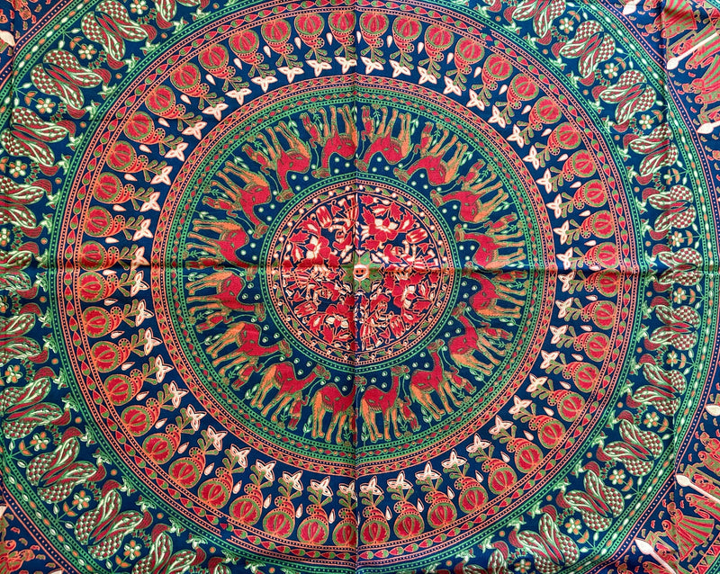 Ritual cloth, wall cloth, mandala 200x220cm