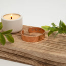 Kupfernes Gesundheitsarmband glatt mit 6 Magneten – Unterstützung für Wohlbefinden und Energiefluss