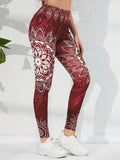 Legging de yoga taille haute avec de beaux motifs