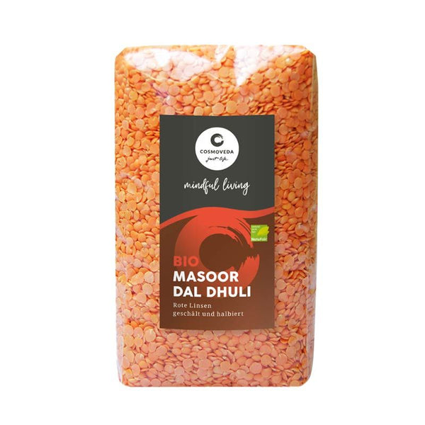 Masoor Dal Gota, Rote Linsen, Bio