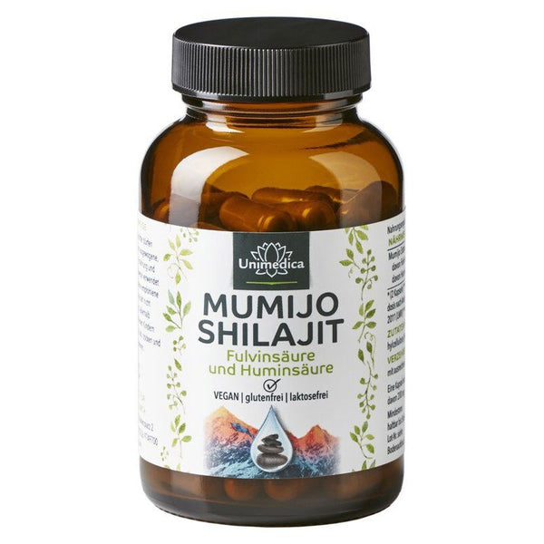 Mumijo Shilajit - 800 mg - Humic acid and fulvic acid from the Himalayas